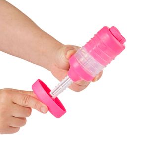 Незастывающая масса для лепки с прессом 595106, 5х6х19 см Розовый