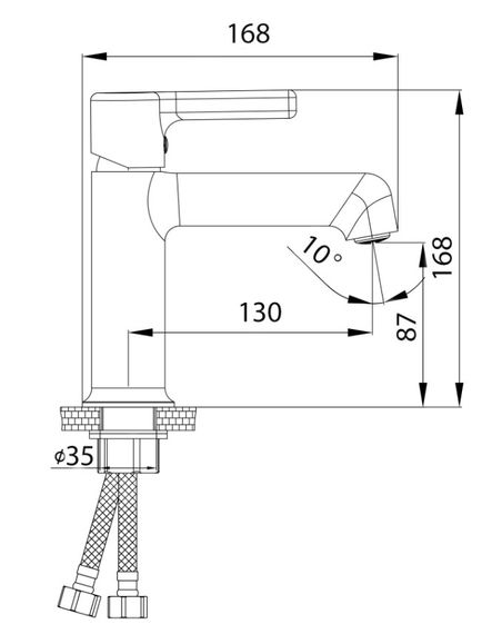 Змішувач для раковини Qtap Cardinal QTCAR270CRM45654 | Зображення 4