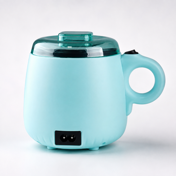 Лазковий воскоплав Wax Warmer YSM-2002A 200 мл 100 Вт для розігрівання воску, бірюзовий | Зображення 5