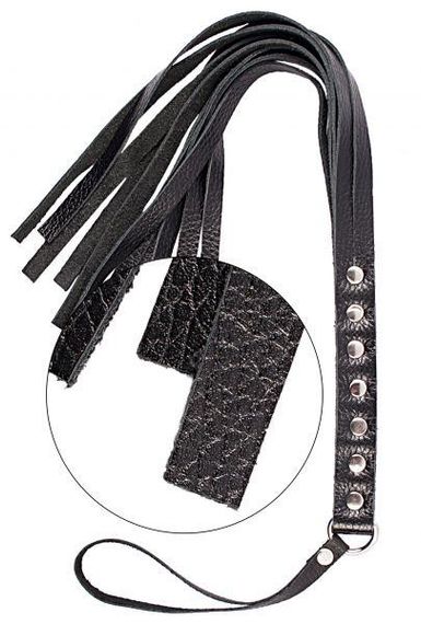 Флогер S&M Fancy Leather Floger, Black sexstyle