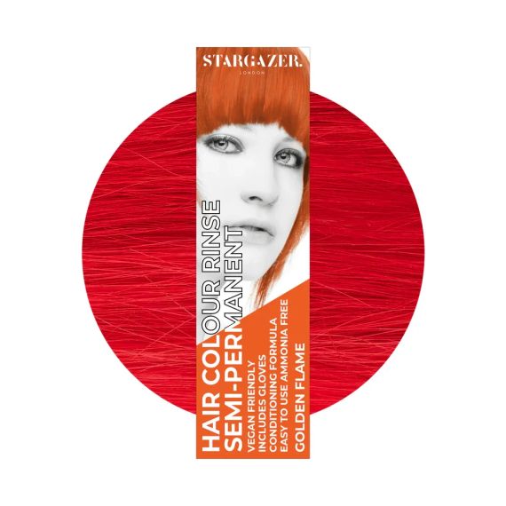 Краска для волос Золотое пламя Stargazer Semi-permanent hair colour Golden Flame 70 мл