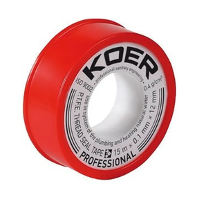 ФУМ лента для воды Koer ST-01 15M * 0.1mm * 12mm (KR0119)
