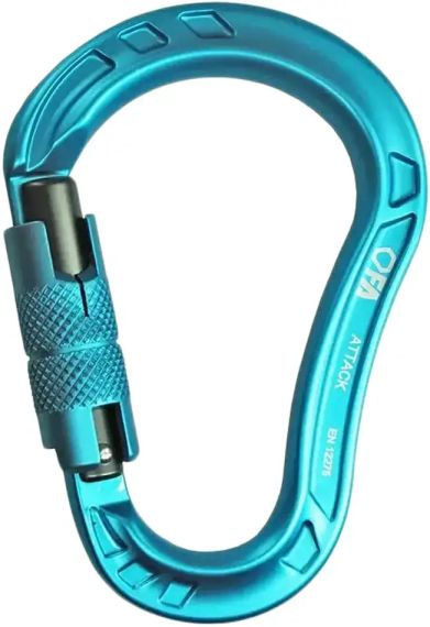 Карабин First Ascent Attack. Light blue