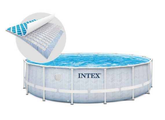 Басейн каркасний 17 в 1 INTEX 26746, 488 х 122 см, біло-синій (DM-26746-17W1) | Зображення 2