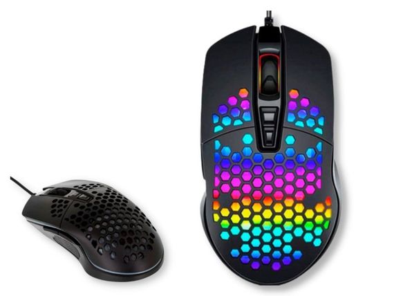 Игровая проводная оптическая мышь с светодиодной подсветкой XPRO M4 Streamer черная (ЦУ-00031701)