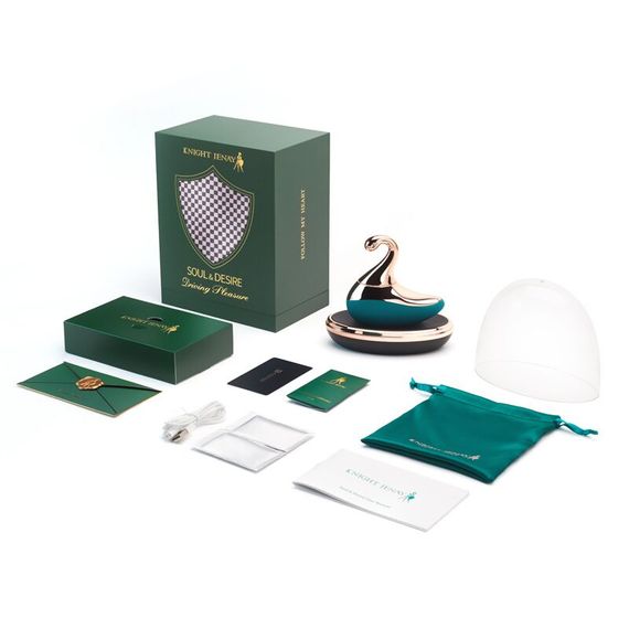 Изысканный вакуумный вибратор Knight Jenay SOUL & DESIRE, лубрикант в комплекте | Зображення 4