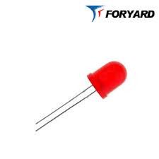 Світлодіод червоний 10 мм. FYL-10003 LRD-B (блимає) 2,2 Hz/min, 60° (круглий, дифузний), FORYARD