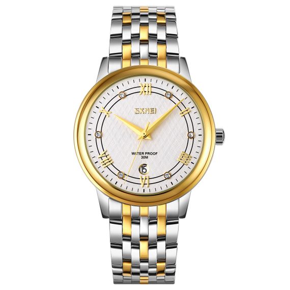 Годинник S2kmei 9272TGDSI-B Gold/Silver-Silver Men