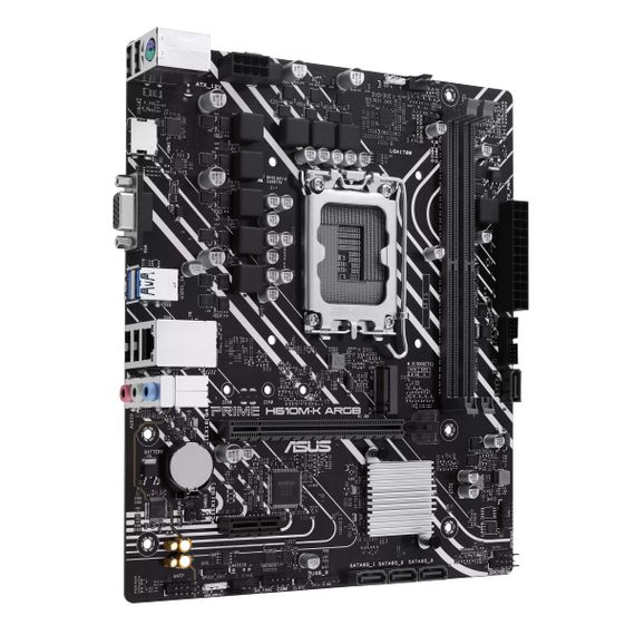 Материнcька плата ASUS  PRIME H610M-K ARGB s1700 H610 2xDDR5 M.2 HDMI D-Sub mATX ARGB (90MB1G90-M0EAY0) | Зображення 4