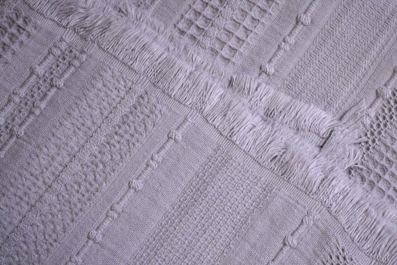 Вафельне простирадло-покривало First Choice Sole 220×240 см. Lilac | Зображення 2