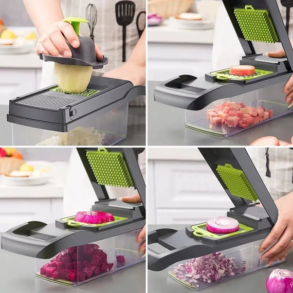 Овощерезка Nicer Dicer 25 предметів XPRO чорний (43831-_394) | Зображення 4