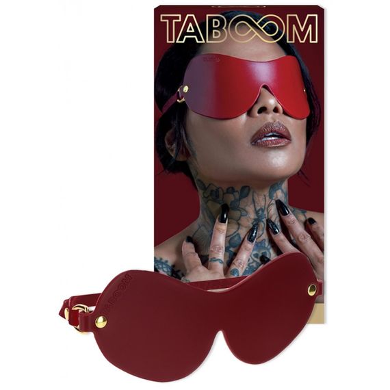 Маска із закритими очима Taboom, червона Sex Aura