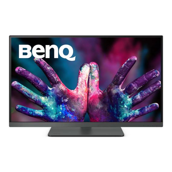 TFT 27" BenQ PD2705U, 4K UHD, IPS, 99% sRGB, HDMI, DP, USB-C, USB-hub, HAS, колонки, темно-сірий | Зображення 2