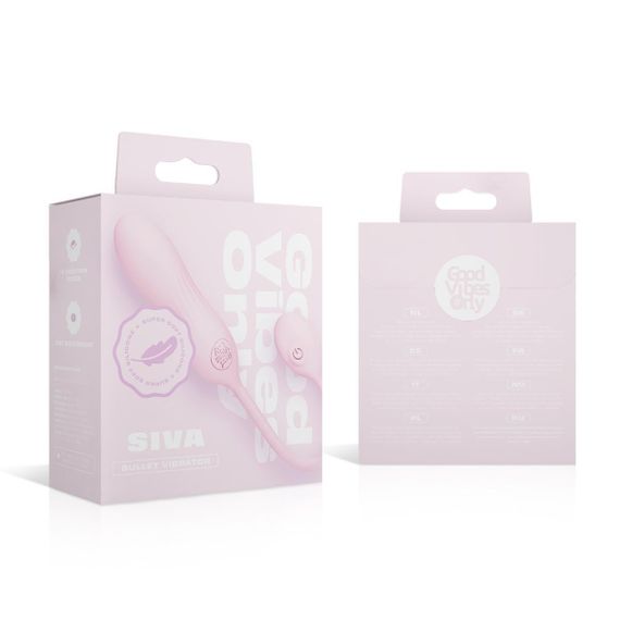 Віброяйце Good Vibes Only - SIVA Bullet Vibrator Soft Silicone - Pink Sex Aura | Зображення 9