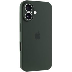 Чохол Silicone Case Full Camera Protective (AA) для Apple iPhone 16 Plus (6.7") Зелений / Cyprus Green