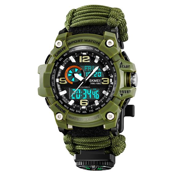 Skmei 1283NAG Army Green | Зображення 1