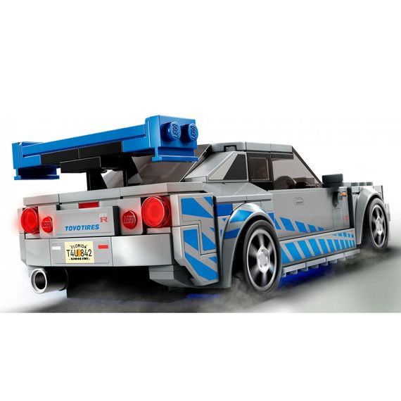 Конструктор LEGO Speed Champions «Подвійний форсаж» Nissan Skyline GT-R (R34) 319 деталей (76917) | Зображення 4