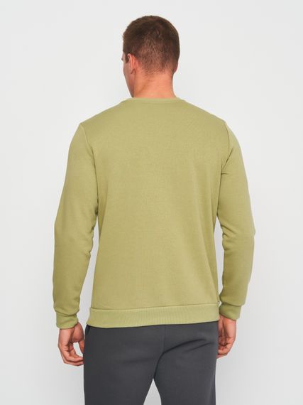 Світшот чоловічий світло-оливковий, 3XL | Зображення 1