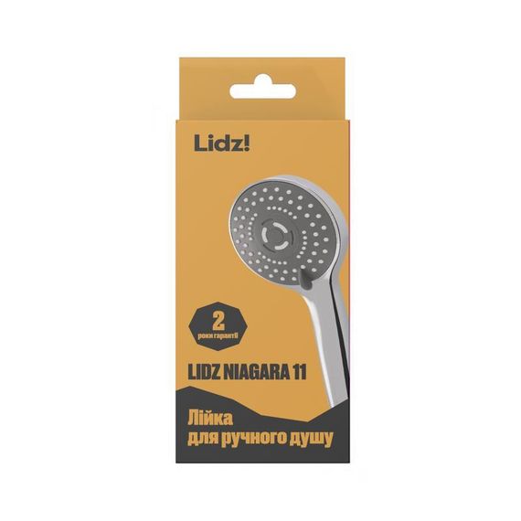 Лейка для ручного душа Лейки Lidz Niagara 11 98 мм округлая LDNIA11CRM35464 Chrome | Зображення 5
