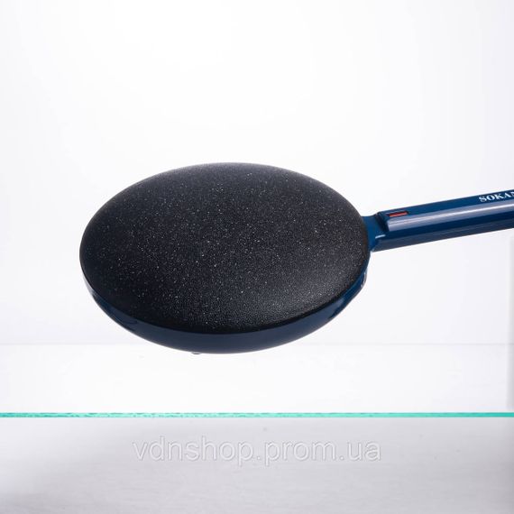 Сковорода млинниця електрична Ø20 (см) з антипригарним покриттям 600 Вт Синій SK-07057 | Зображення 4