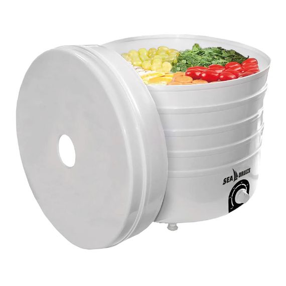 Сушка сушилка электросушка овощей и фруктов SeaBreaze SB-0302 4 секции 520Вт, 11л с WS-830 регулировкой мощности | Зображення 3