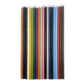 Набір кольорових свічок Mix-20, 0,6 см, 20 см, 20 штук у комплекті