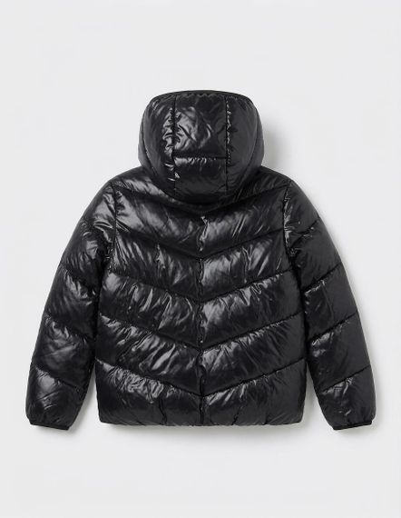 Підліткова стьобана куртка для дівчинки Dunnes Stores 140-146 см Чорна (25101618) | Зображення 1