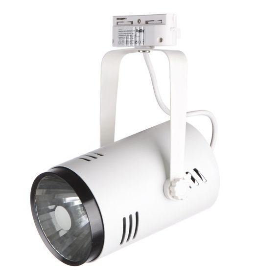 Светильник трековый поворотный LED 413/18W CW WH/BK COB