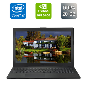 Ноутбук Б-клас Asus Pro P2540U / 15.6" (1920x1080) IPS / Intel Core i7-8550U (4 (8) ядра по 1.8 - 4.0 GHz) / 20 GB DDR4 / 256 GB SSD + 500 GB HDD / nVidia GeForce MX110, 2 GB GDDR5, 64-bit / WebCam / TouchID / Windows 10 б/в