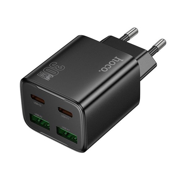 МЗП Hoco N56 Fundador PD30W four-port (2USB-A/2C) Black