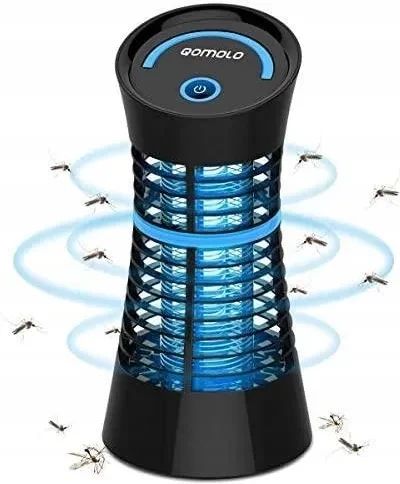 Электрическая ловушка лампа от насекомых, комаров Qomolo Iki-056A, ультрафиолетовая лампа 900В, действие 30 м²