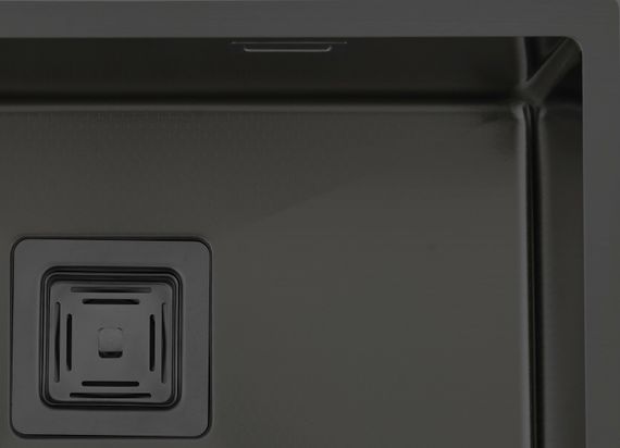 Нерж. мийка Fabiano Quadro 53 Celldecor Nano Graphite 8216.401.1528 | Зображення 1