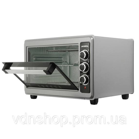 Многофункциональная печь с антипригарным покрытием ASEL AF-33-23 1300 Вт 33 Л, Мультипечь для готовки JH-10 | Зображення 2