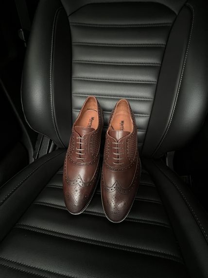 Шикарні коричневі оксфорди 38 розмір | Зображення 3