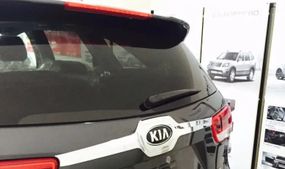 Накладка над номером Libao V1 (нерж) для Kia Sorento UM 2015-2020 гг