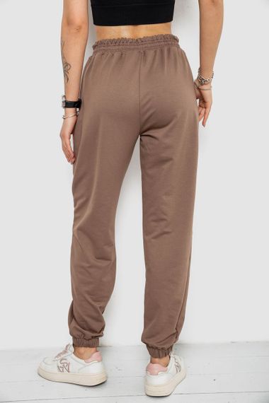 Спортивні штани жіночі, колір мокко, 238R347 | Зображення 3