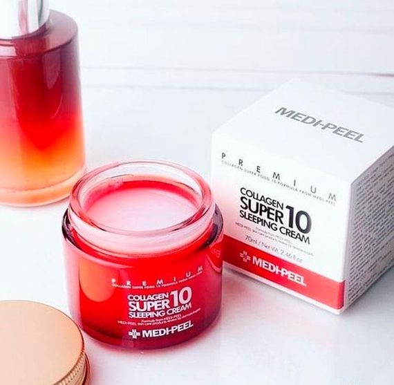 Омолаживающий крем Medi-Peel Collagen Super10 Sleeping Cream с коллагеном 70 мл
