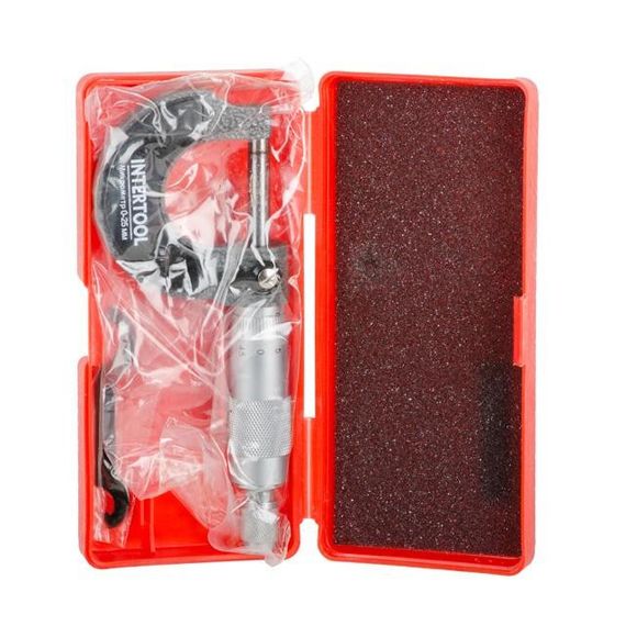 Мікрометр 0-25 мм INTERTOOL MT-30411 | Зображення 5