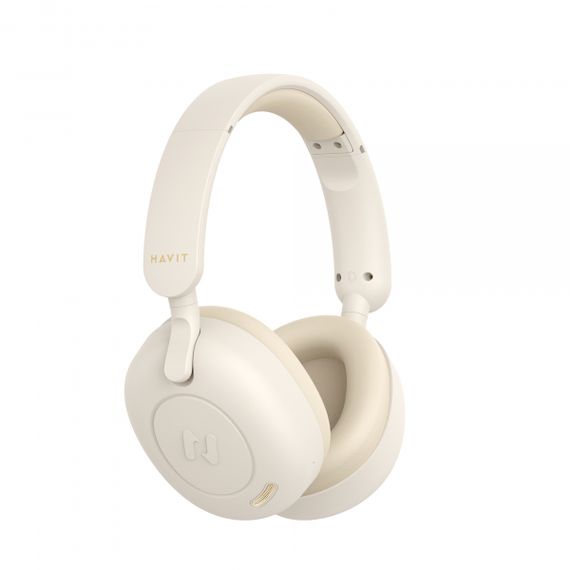 Навушники накладні бездротові HAVIT HV-H655BT ANC Beige | Зображення 1