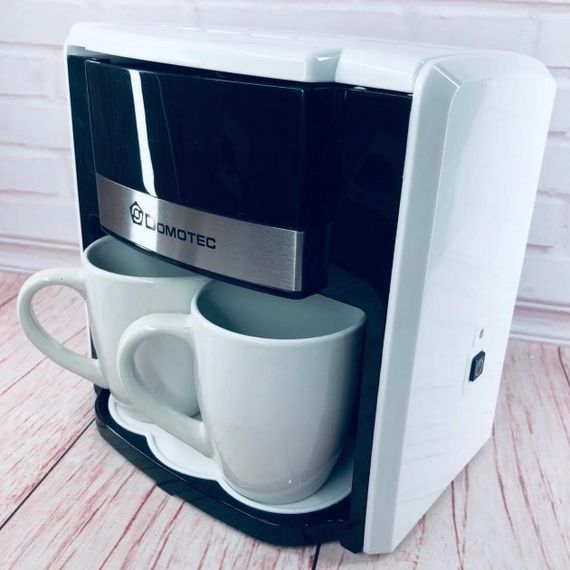 Маленька кавоварка Domotec MS-0706 / Маленька кавоварка для дому / Кавоварка WD-564 для дому | Зображення 1