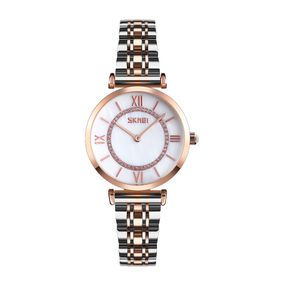 Жіночий годинник Skmei 9198TRGWTH-S Rose Gold-Silver-White Lady