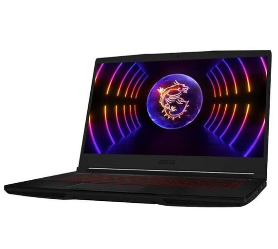 Ігровий ноутбук MSI GF63 Thin 12VE-065NEU / 15.6" (1920x1080) IPS / Intel Core i5-12450H (8 (12) ядер по 3.3 - 4.4 GHz) / 16 GB DDR4 / 1000 GB SSD / nVidia GeForce RTX 4050, 6 GB GDDR6, 96-bit / WebCam б/в | Зображення 2