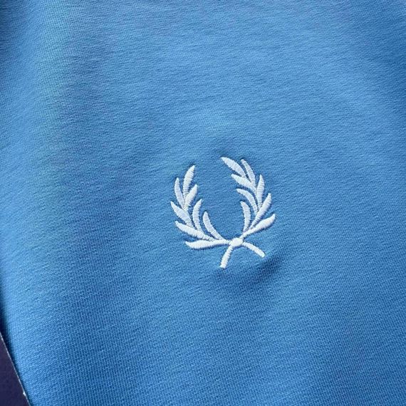 Костюм Fred Perry лампас кофта блакитна штани чорні + 2 пари носків у подарунок | Зображення 4