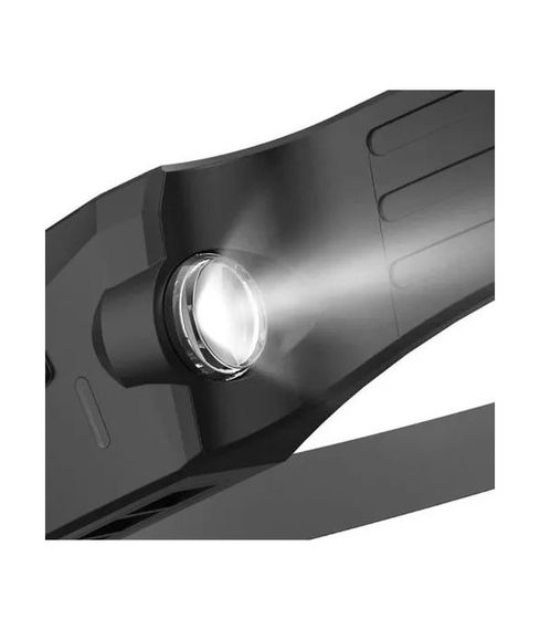 Фонарик налобный G28 (1808) XPE+COB с встроенным аккумулятором и датчиком движения Черный | Зображення 5