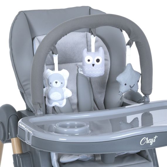 Стульчик для кормления CRAFT ME 1115-W Gray, до 15 кг | Зображення 8