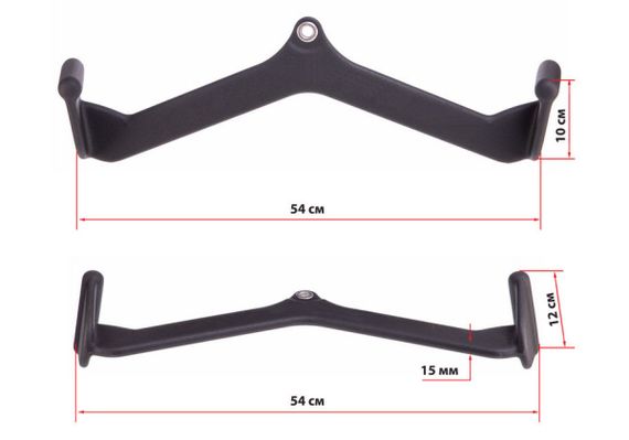 Ручка для тяги EasyFit із широким хватом 54 см (EF-8082) | Зображення 1