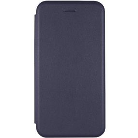 Кожаный чехол-книжка Classy для Motorola Moto G15 4G Темно-синий