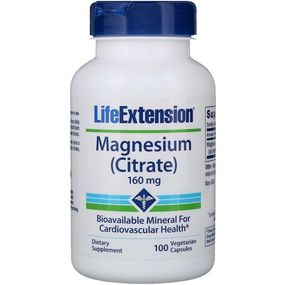 Микроэлемент Магний Life Extension Magnesium (Citrate) 160 mg 100 Veg Caps