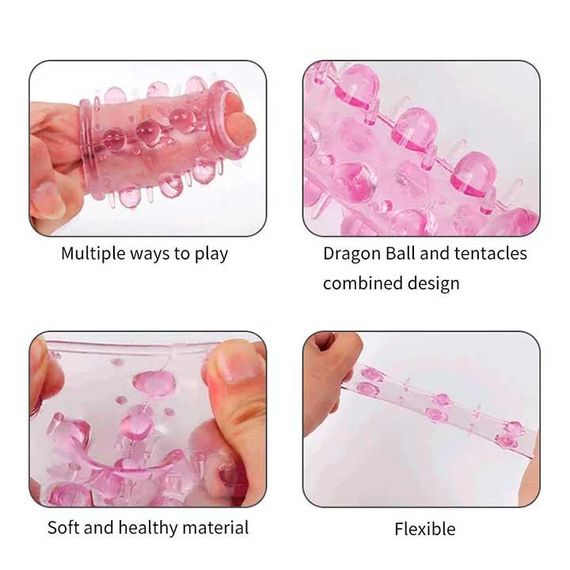 Еластична рельєфна насадка на пеніс | Зображення 6