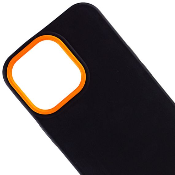 Чехол TPU+PC Bichromatic для Apple iPhone 13 Pro Max (6.7") Black / Orange | Зображення 1